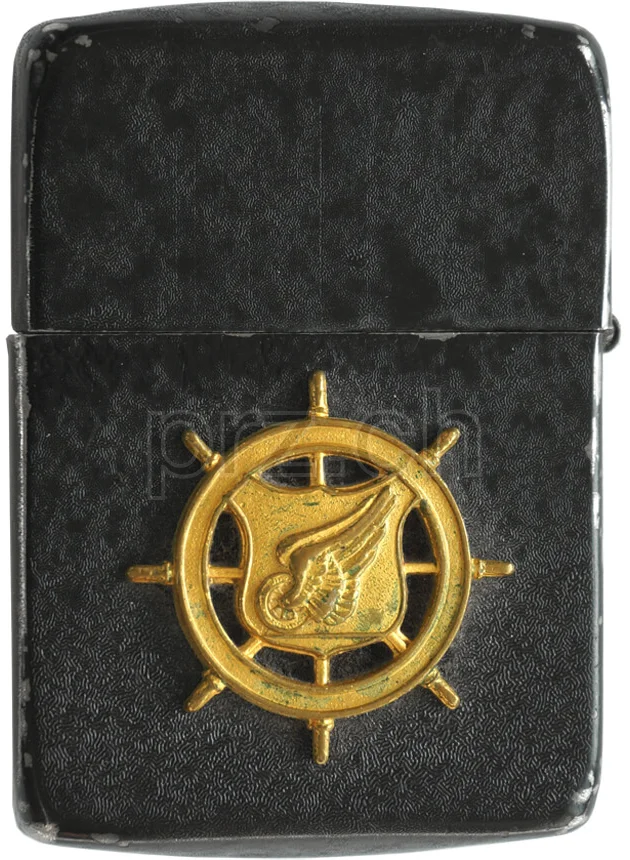 U.S. Army Transportation Corps, Modell three barrel hinge, round bottom, Jahr 1943 - 45, Ansicht 1