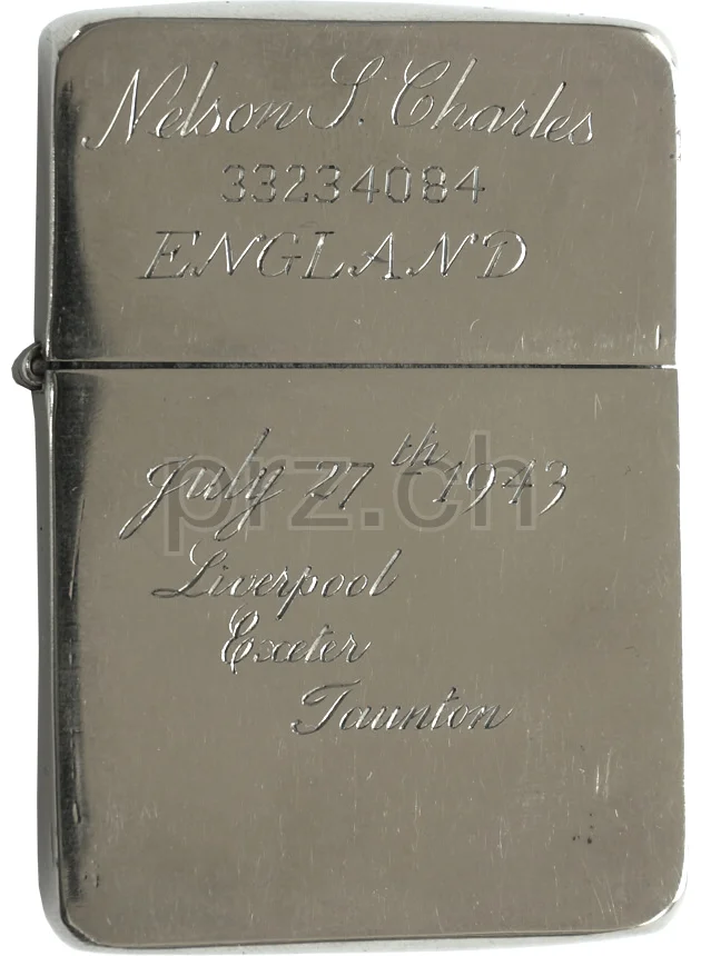 England – Nelson L. Charles, Modell four barrel hinge, flat bottom, Jahr 1942 - 43, Ansicht 2