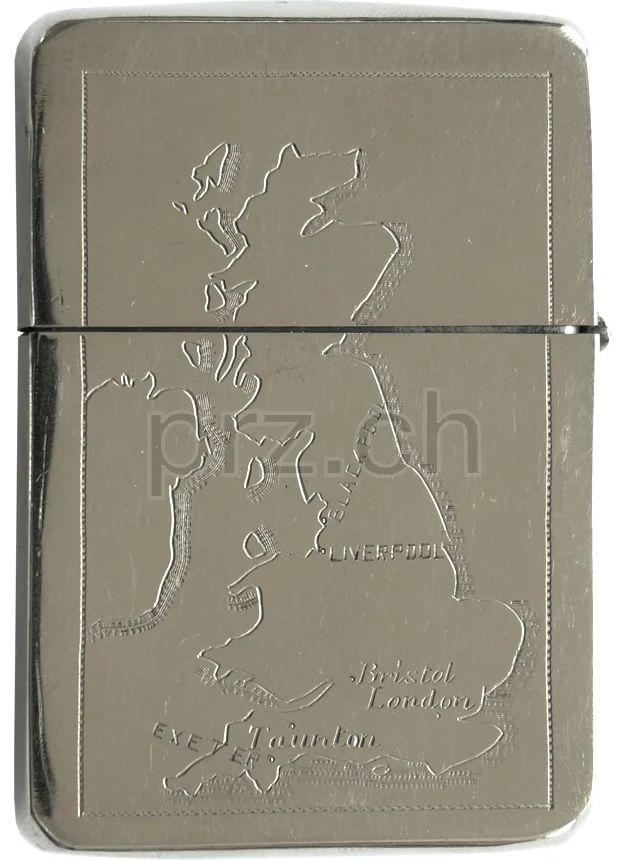 England – Nelson L. Charles, Modell four barrel hinge, flat bottom, Jahr 1942 - 43, Ansicht 1