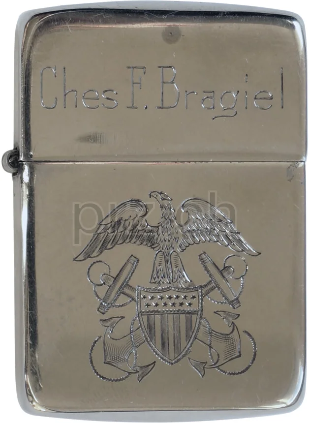 Palermo – Chester F. Bragiel, Modell three barrel hinge, round bottom, Jahr 1943 - 45, Ansicht 2