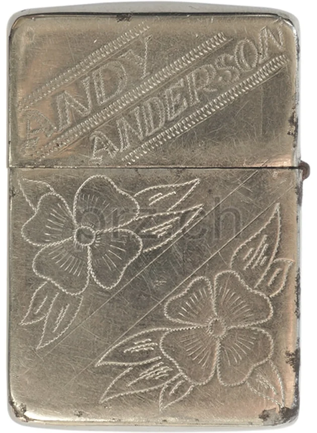 Cairo – Andy Anderson, Modell four barrel hinge, flat bottom, Jahr 1942 - 43, Ansicht 2