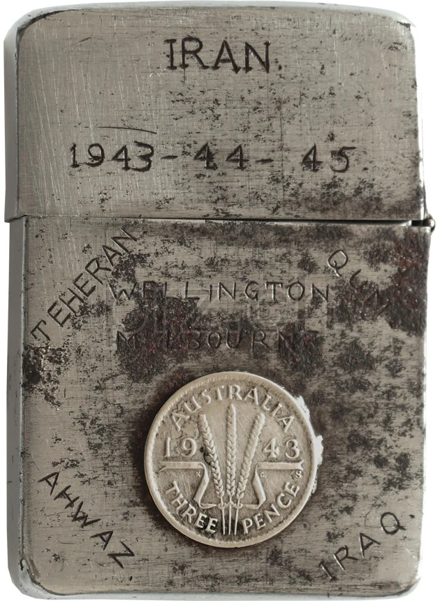 Persia – W. C. Meyers, Modell four barrel hinge, flat bottom, Jahr 1942 - 43, Ansicht 2