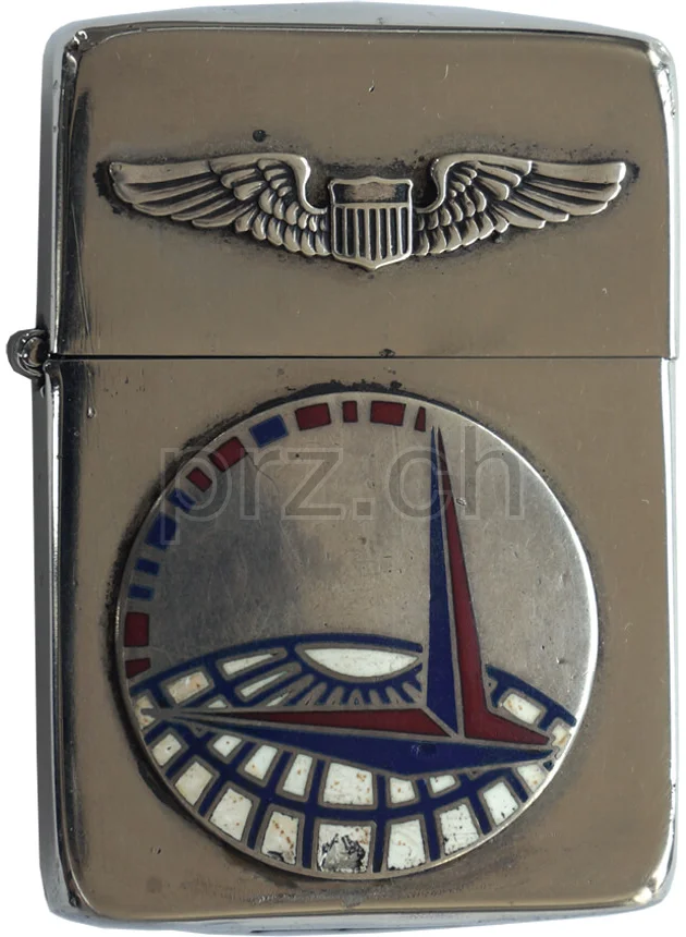 U.S. Army Air Force – Air Transport Command, Ansicht 1 U.S. Army Air Force – Air Transport Command, Modell three barrel hinge, round bottom, Jahr 1943 - 45, Ansicht 1