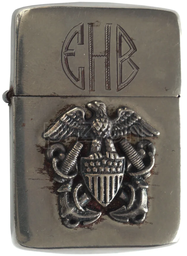 U.S. Navy – EHB, Modell three barrel hinge, round bottom, Jahr 1943 - 45, Ansicht 1