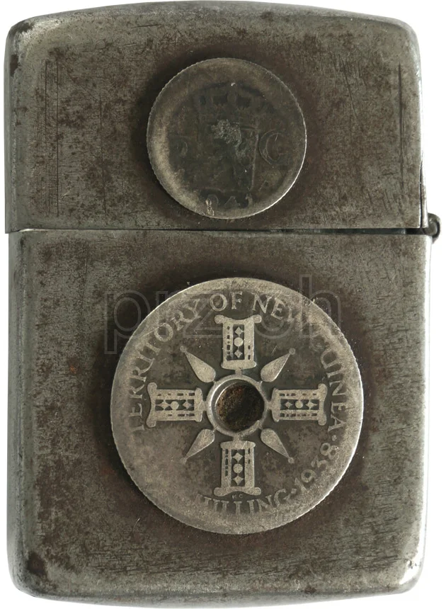 Australia – New Guinea – Philippines, Modell three barrel hinge, round bottom, Jahr 1943 - 45, Ansicht 2