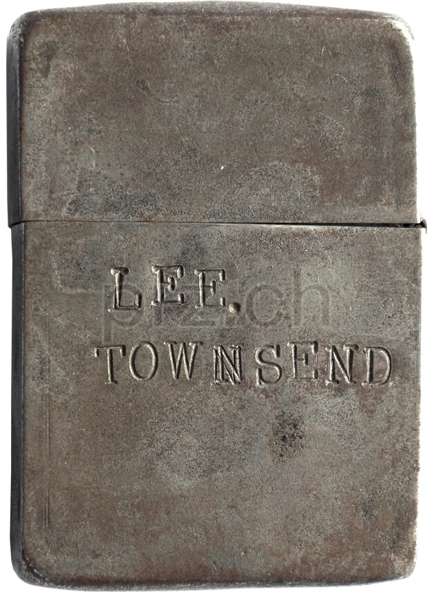 Self Stamped Letters – Lee. Townsend, Modell four barrel hinge, flat bottom, Jahr 1942 - 43, Ansicht 1