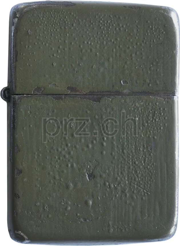 Dark Green Finish, Ansicht 1 Dark Green Finish, Modell three barrel hinge, round bottom, Jahr 1943 - 45, Ansicht 1