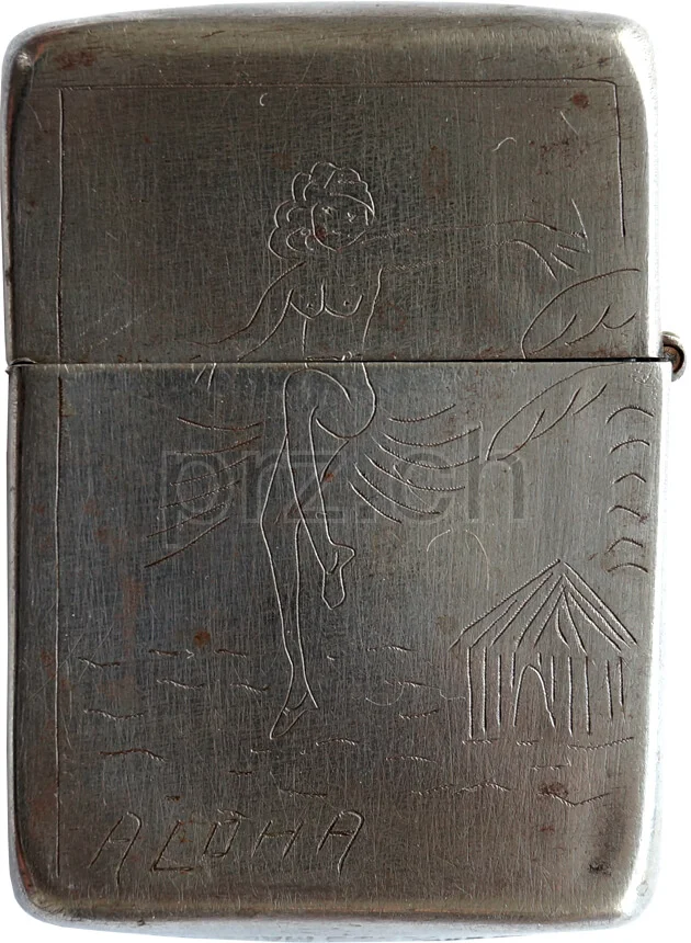 Hawaii – «Aloha State», Modell three barrel hinge, round bottom, Jahr 1943 - 45, Ansicht 2