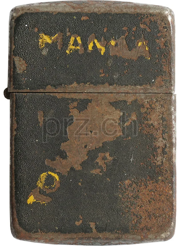 Manila – Guam – Tokyo, Modell three barrel hinge, round bottom, Jahr 1943 - 45, Ansicht 1