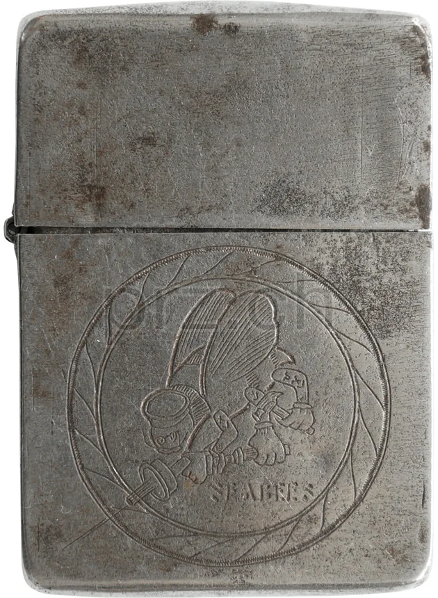 U.S. Naval Construction Force – W. W. Welker, Ansicht 1 U.S. Naval Construction Force – W. W. Welker, Modell four barrel hinge, flat bottom, Jahr 1942 - 43, Ansicht 1