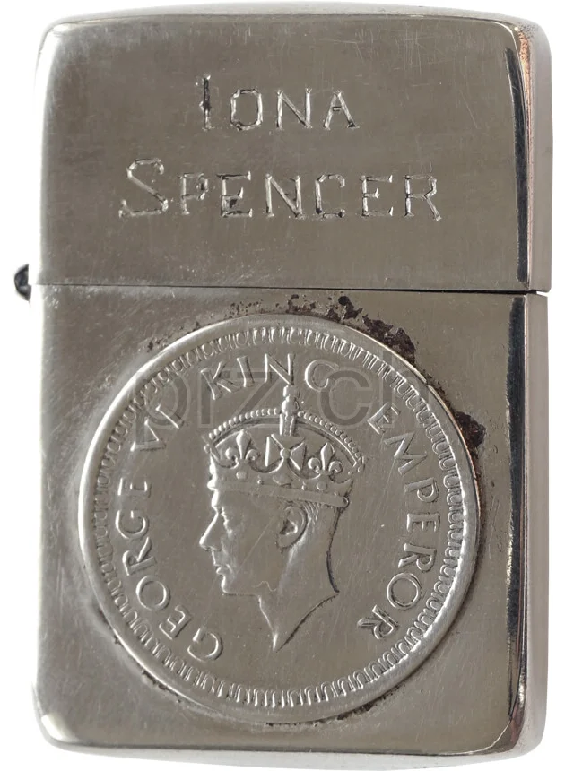 India – Iona Spencer, Modell three barrel hinge, round bottom, Jahr 1943 - 45, Ansicht 1