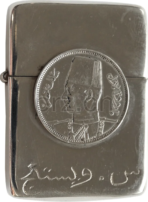 Egypt – C. G. Westing Name, Modell three barrel hinge, round bottom, Jahr 1943 - 45, Ansicht 2