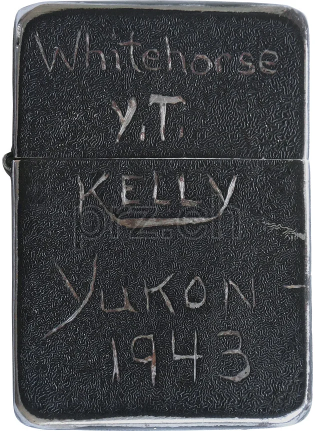 U.S. Army Corps of Engineers – Y. T. Kelly, Modell four barrel hinge, flat bottom, Jahr 1942 - 43, Vorderseite