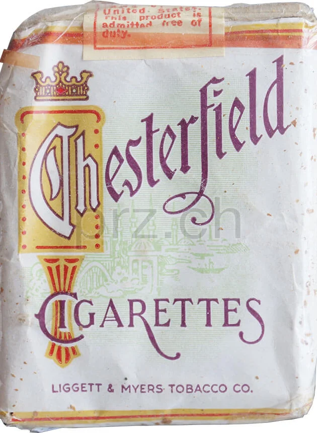 Chesterfield – 1942 Armed Forces, Vorderseite Chesterfield – 1942 Armed Forces, Modell Armed Forces, Jahr 1942, Vorderseite