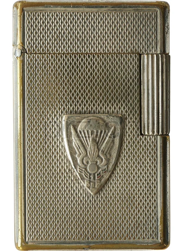 Dupont – Foreign Legion 1er BEP, Modell Petrol S.T. Dupont for Drago, Jahr 1946 - 54, Vorderseite