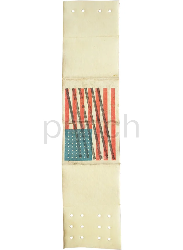 D-Day Arm Flag – Police Allied Expeditionary Force, Ansicht 4 D-Day Arm Flag – Police Allied Expeditionary Force, Modell Airborne «POLICE», Jahr 1944, Ansicht 4