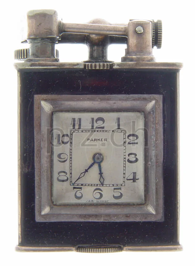 Parker Beacon – France, Modell Lift arm, sterling silver, Jahr 1928, Ansicht 1