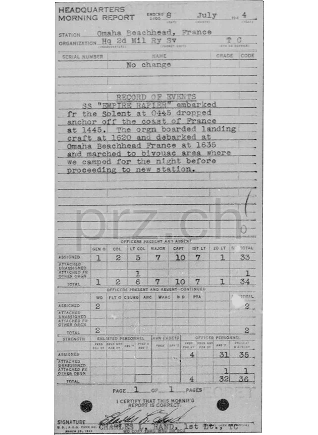 U.S. 11th Port, Transportation Corps – Bruce W. Stenberg, Modell three barrel hinge, round bottom, Jahr 1943 - 45, Ansicht 10