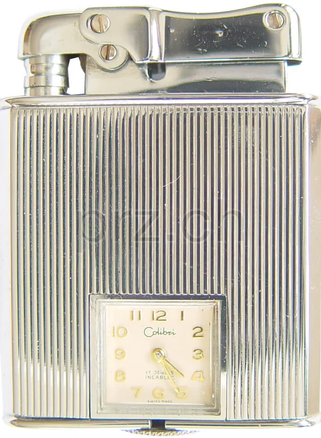 Colibri – Great Britain Modern, Modell Monopol semi automatic, silver plated, Jahr 1950, Vorderseite