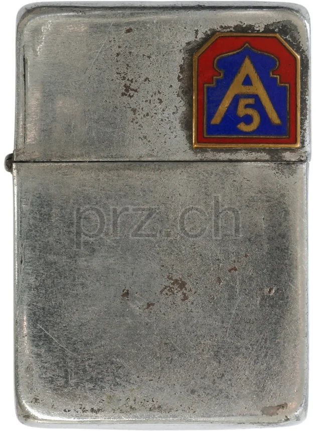 U.S. Army Ordnance Corps – General Campbell, Ansicht 2 U.S. Army Ordnance Corps – General Campbell, Modell four barrel hinge, flat bottom, Jahr 1942 - 43, Ansicht 2