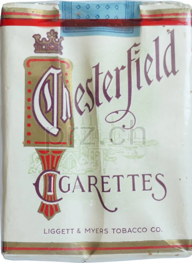 Chesterfield – Christmastide Korea, Vorderseite Chesterfield – Christmastide Korea, Modell Private, Jahr 1955, Vorderseite