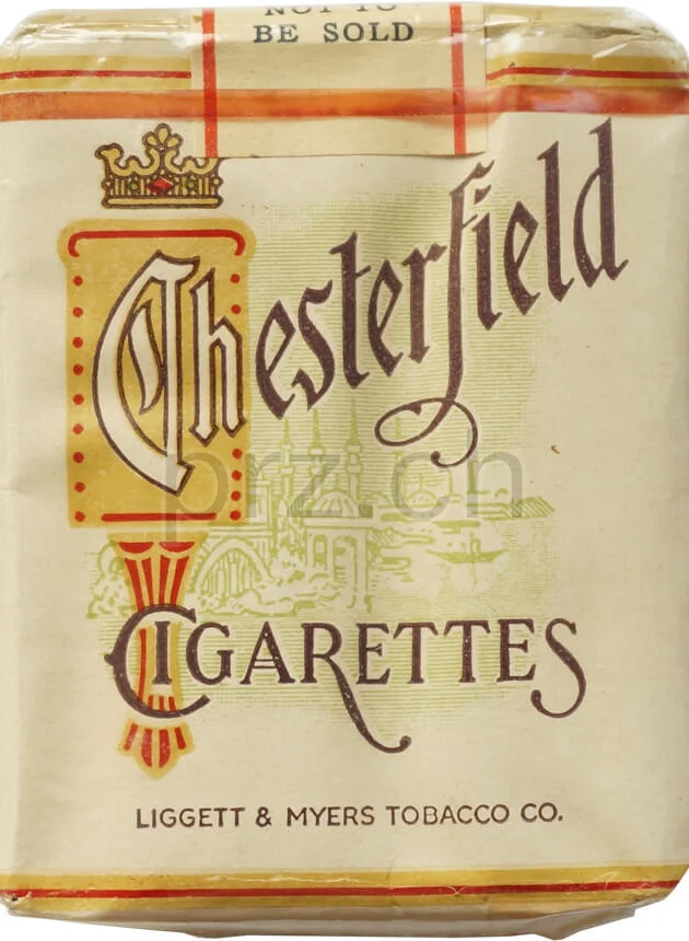 Chesterfield – 1944 Red Cross, Vorderseite Chesterfield – 1944 Red Cross, Modell Red Cross, Jahr 1944, Vorderseite