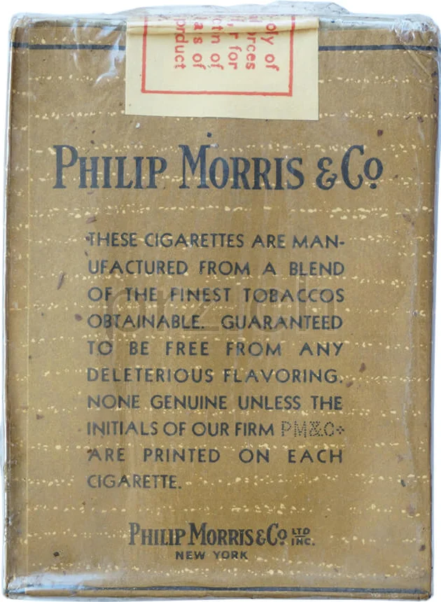 Philip Morris – 1942 Armed Forces, Ansicht 2 Philip Morris – 1942 Armed Forces, Modell Armed Forces, Jahr 1942, Ansicht 2