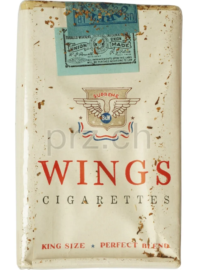 Wings King Size – 1943 Series 113, Modell Private, Jahr 1943, Rückseite