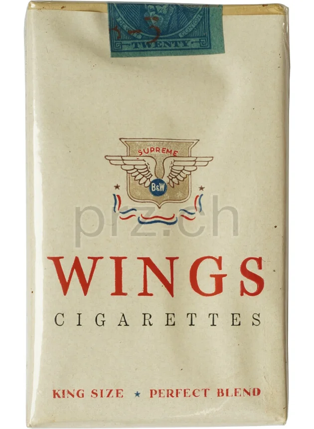Wings King Size – 1943 Series 113, Modell Private, Jahr 1943, Vorderseite