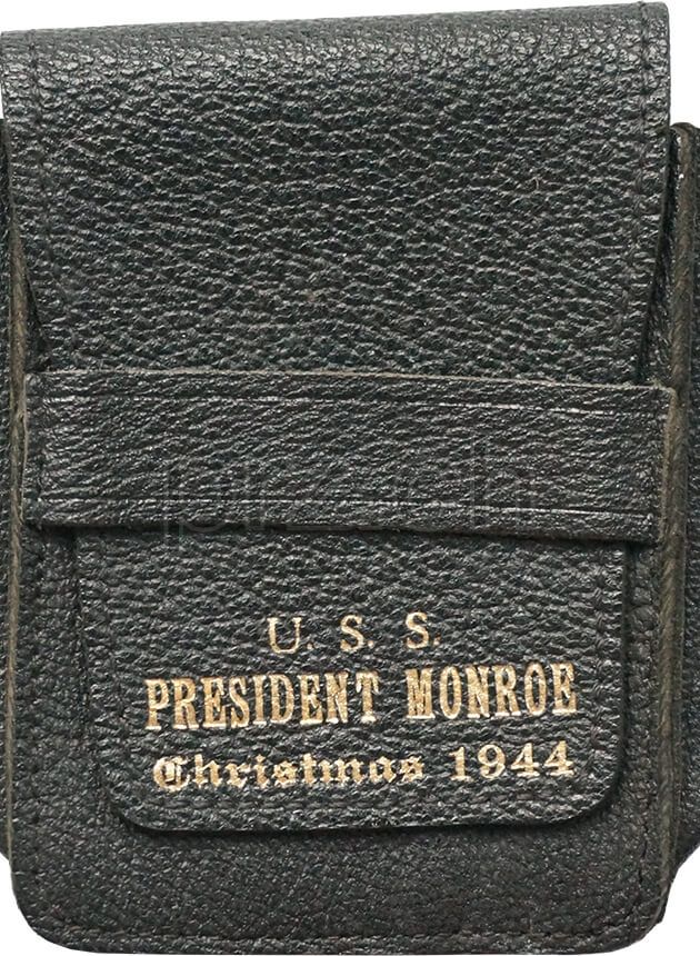 Vorderseite von Case – U.S.S. President Monroe Christmas 1944, Modell Army, Jahr 1944, Bild 1