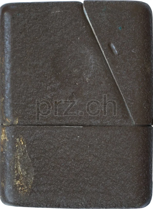 Case - Brown Crackle, Rückseite Case - Brown Crackle, Modell Private, Jahr 1943 - 45, Rückseite