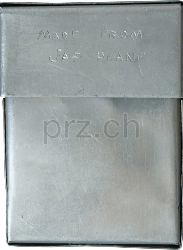 Case – Downed Japanese Plane, Vorderseite Case – Downed Japanese Plane, Modell Private, Jahr 1943 - 45, Vorderseite