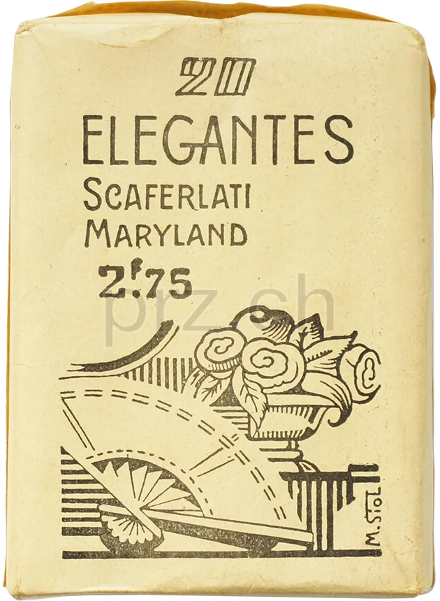 Elegantes – Scaferlati Maryland, Modell Privé, Jahr 1937, Vorderseite