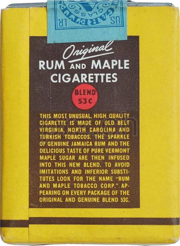 Rum & Maple – 1939 Series 109, Modell Private, Jahr 1939, Ansicht 2