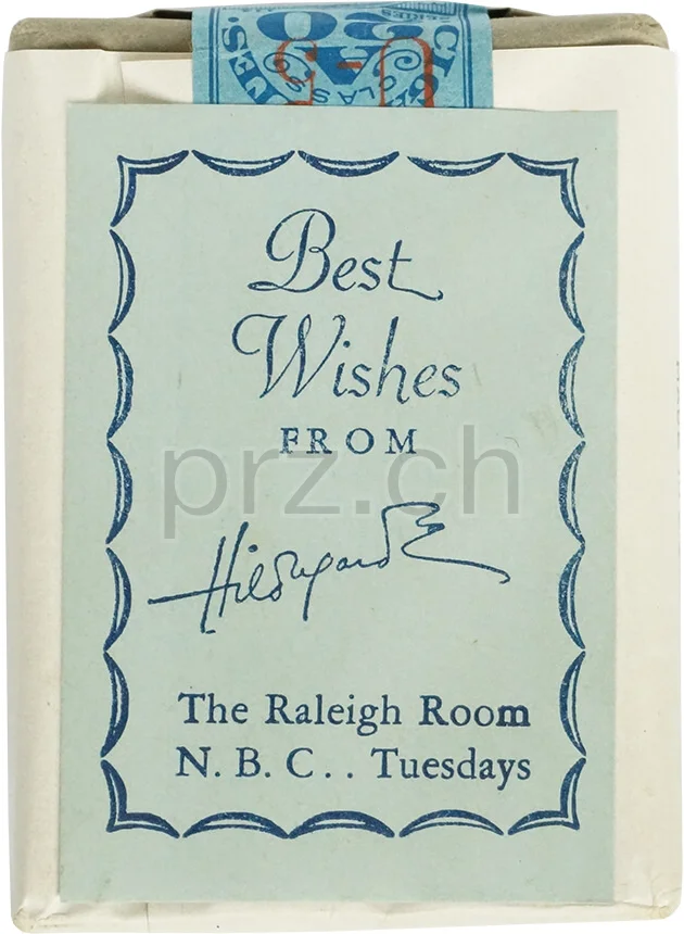 Raleigh – 1944 Best Wishes From Hildegarde, Modell Private, Jahr 1944, Ansicht 1