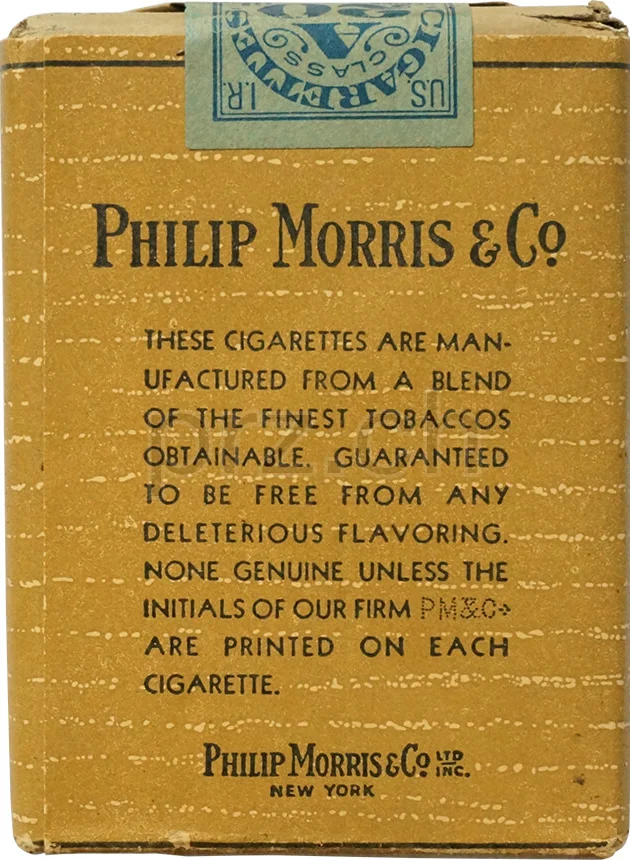 Philip Morris – 1945 Series 115, Modell Private, Jahr 1945, Ansicht 2