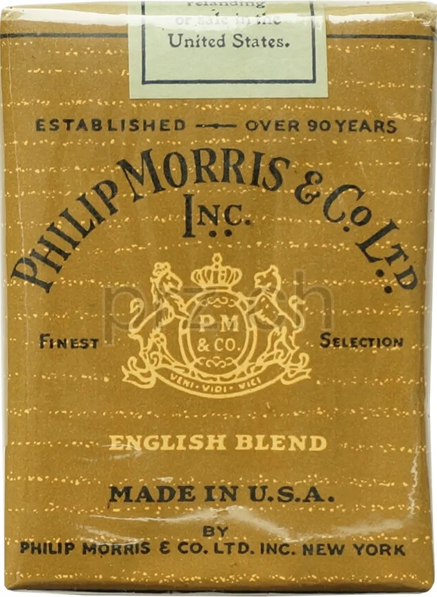 Philip Morris – 1943 Armed Forces, Vorderseite Philip Morris – 1943 Armed Forces, Modell Armed Forces, Jahr 1943, Vorderseite