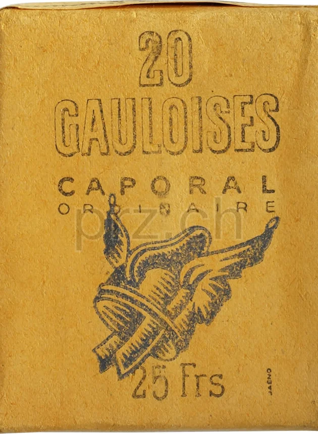 Gauloises – Caporal Ordinaire, Modell Privé, Jahr 1946, Vorderseite