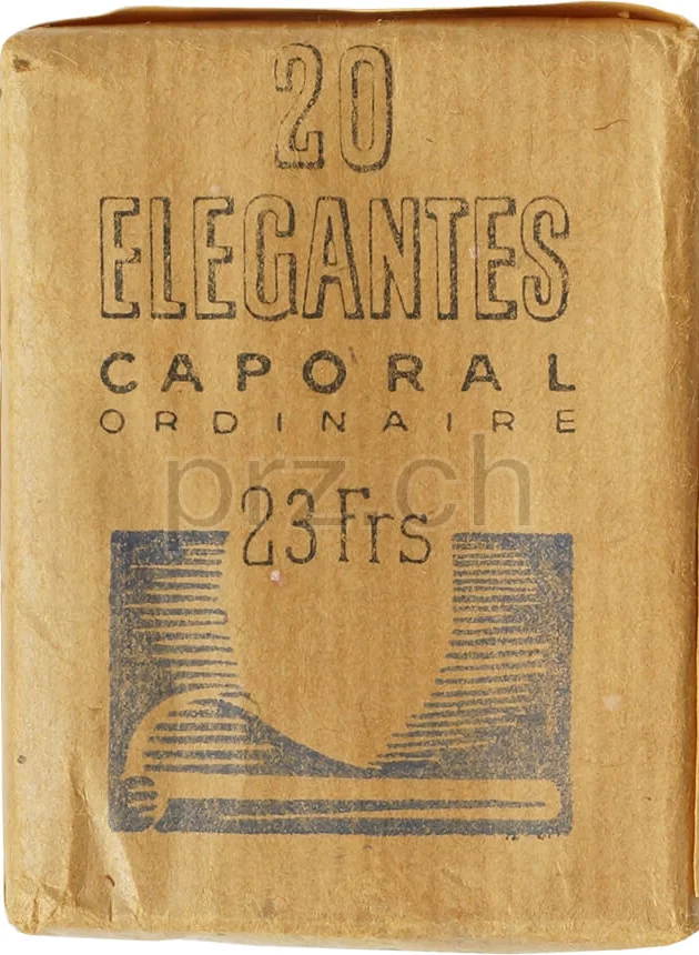 Elegantes – Caporal Ordinaire, Modell Privé, Jahr 1946, Vorderseite