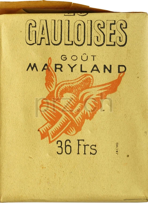 Gauloise – Maryland, Modell Privé, Jahr 1947, Vorderseite