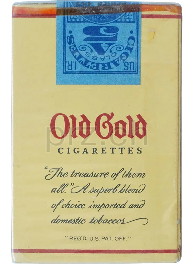 Old Gold – Trial Package 1947 Series 117, Modell Private, Jahr 1947, Ansicht 2