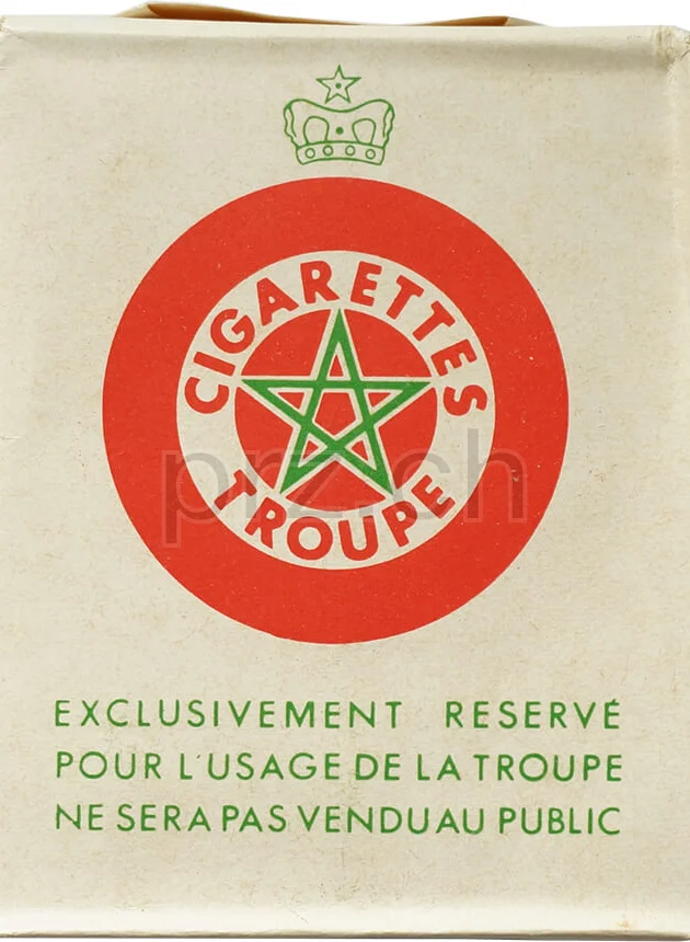 Cigarettes Troupe – Marocco, Modell Armée, Jahr 1950 - 56, Ansicht 2