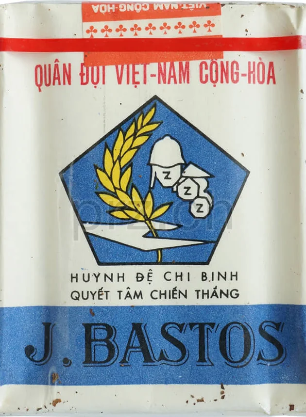 Army Cigarettes Vietnam – J. BASTOS, Ansicht 2 Army Cigarettes Vietnam – J. BASTOS, Modell Armed Forces, Jahr 1969, Ansicht 2