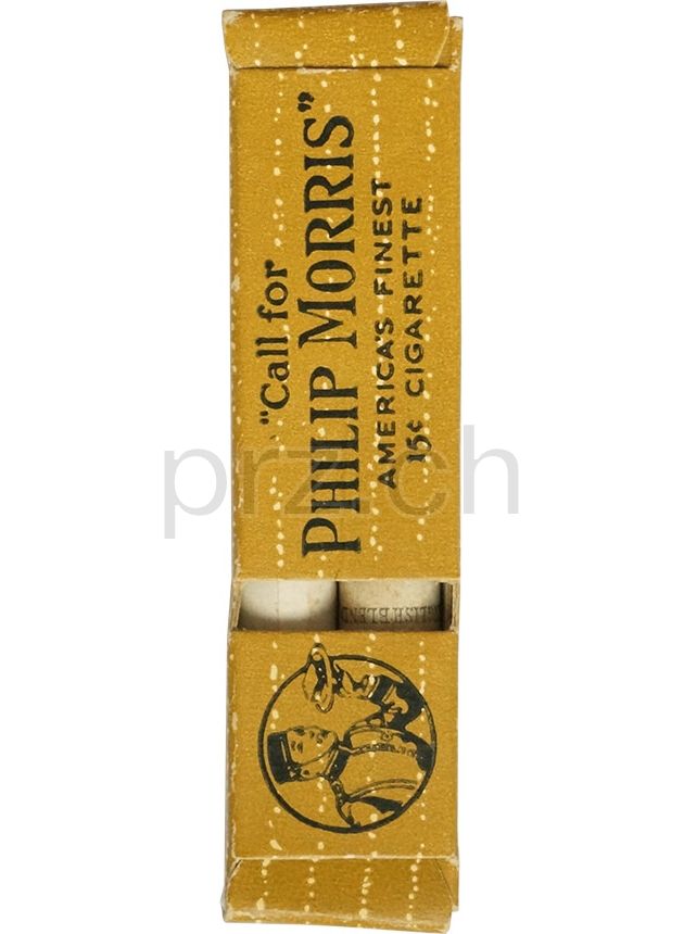 Vorderseite von Philip Morris – Sample 2-in-1, Modell Private Sample, Jahr 1933–1936, Bild 1