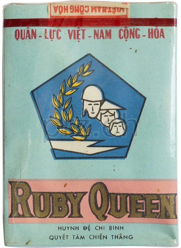 Army Cigarettes Vietnam – RUBY QUEEN, Ansicht 2 Army Cigarettes Vietnam – RUBY QUEEN, Modell Armed Forces, Jahr 1969, Ansicht 2