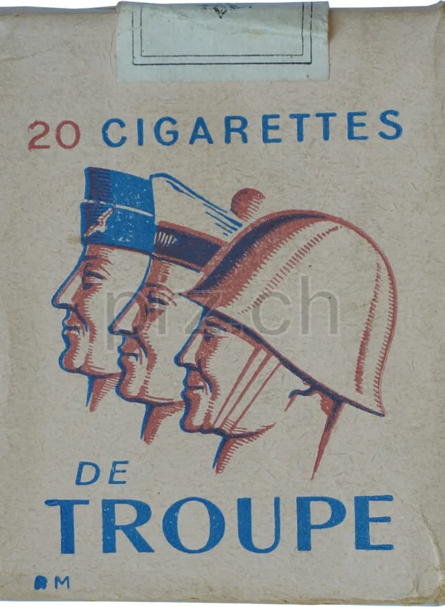 Cigarettes Troupe – Française, Modell Armée, Jahr 1955, Ansicht 2