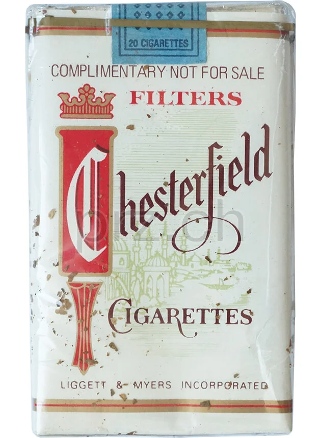 Chesterfield – Vietnam War Armed Forces, Vorderseite Chesterfield – Vietnam War Armed Forces, Modell Armed Forces, Jahr 1960 - 70, Vorderseite