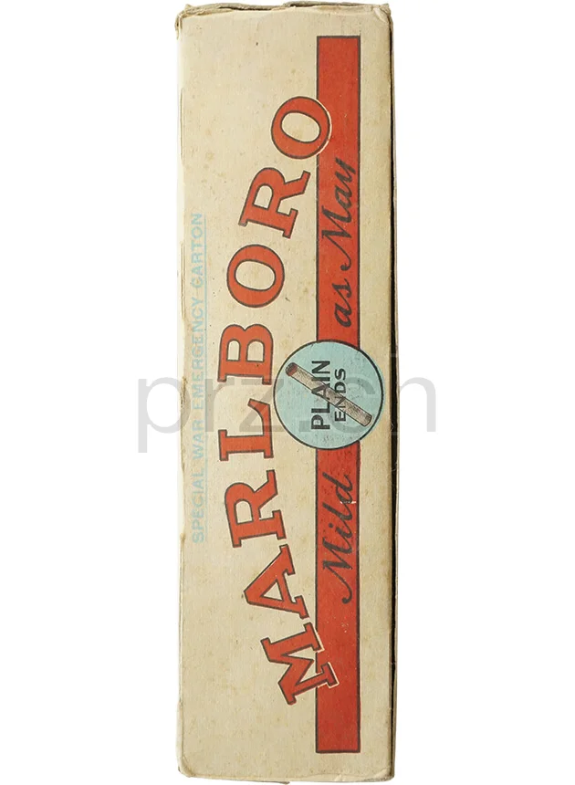 Marlboro – 1944 Armed Forces Carton, Vorderseite Marlboro – 1944 Armed Forces Carton, Modell Armed Forces, Jahr 1944, Vorderseite