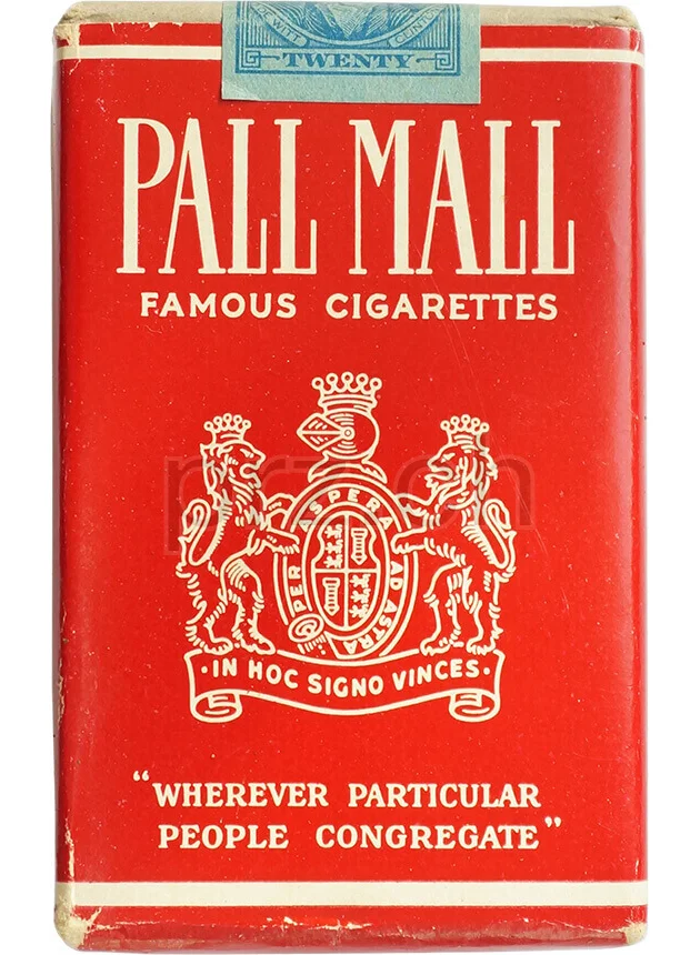 Pall Mall – 1943 Series 113 V.., Vorderseite Pall Mall – 1943 Series 113 V.., Modell Private, Jahr 1943, Vorderseite