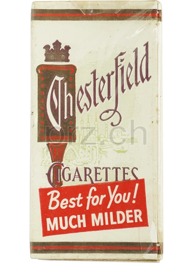 Vorderseite von Chesterfield – WWII K-Ration Armed Forces, Modell Armed Forces, Jahr 1942 - 45, Bild 2